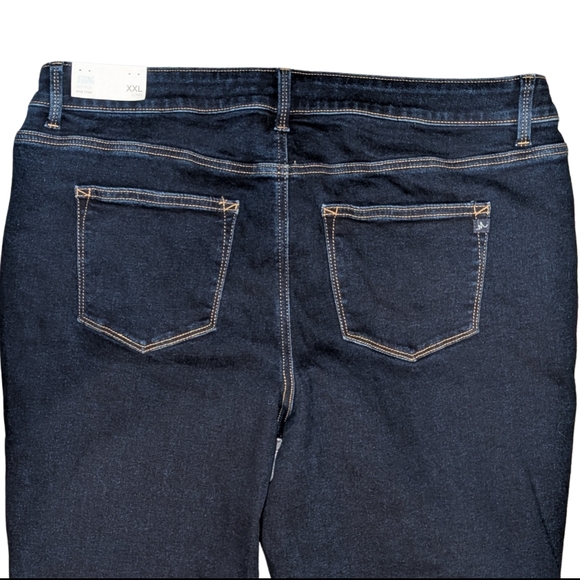 NWT M Jeans by Maurices Vintage Dark Wash Mid Rise Jegging, Size XXL Long - Picture 6 of 10